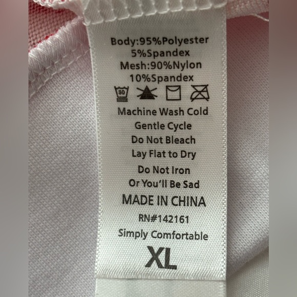 LulaRoe Lizzy Heart Patterned Women's Lightweight Top, XL, NWT - Picture 7 of 10